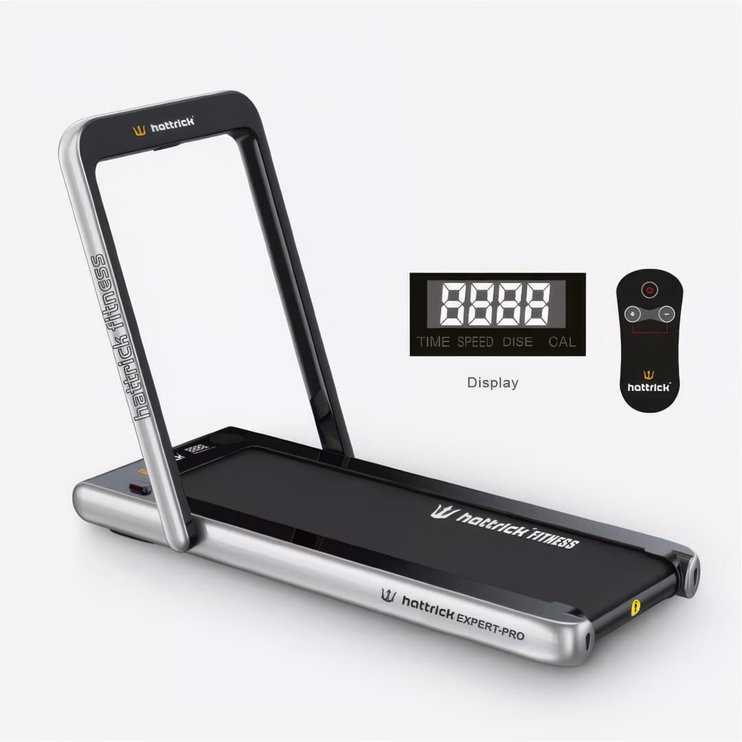 Hattrick Expert Pro 3.0 HP Katlanabilir Koşu Bandı - Gri