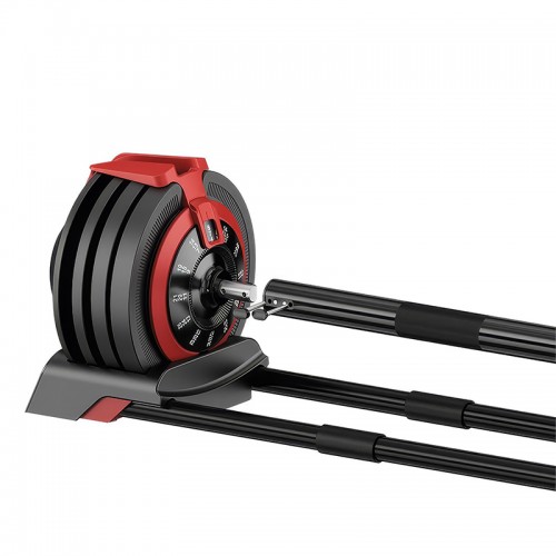 KingSmith Mekanik Ayarlı 24KG Dambıl, Kettlebell, Halter Seti (3ü1 Arada)