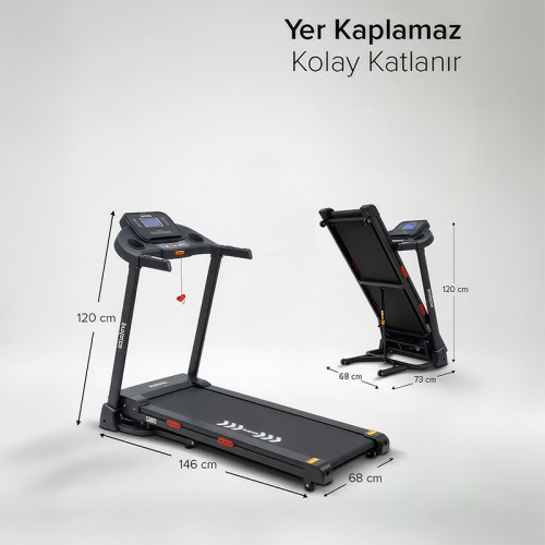Proforce Zeta Otomatik Eğim Koşu Bandı