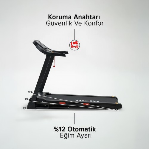 Proforce Zeta Otomatik Eğim Koşu Bandı