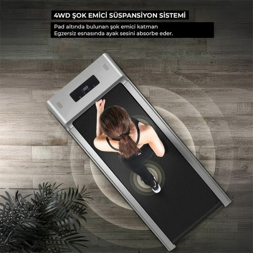 Relax Uzaktan Kumandalı Portatif Yürüme ve Koşu Bandı